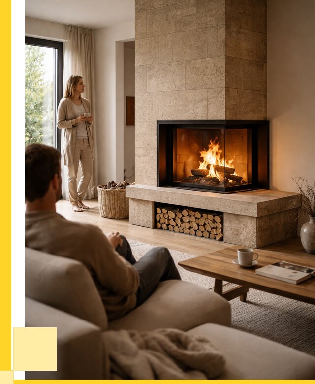 Угловые камины из кирпича установка в Краснотурьинске от 159495 р. ЭриданКту