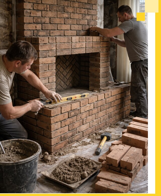 Изготовление и установка кирпичных каминов в Краснотурьинске