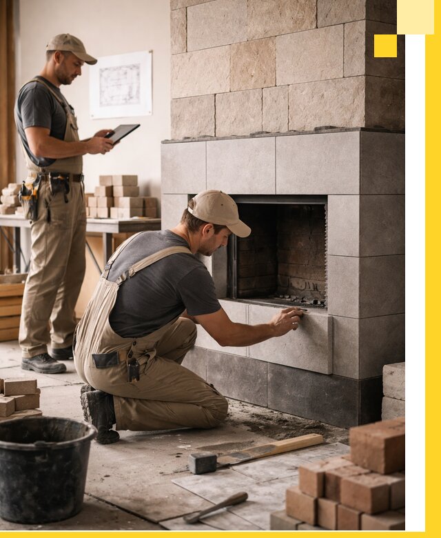 Индивидуальные проекты каминов и каминных систем в Краснотурьинске