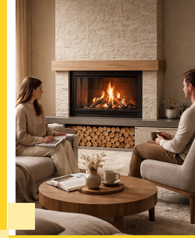 Камины со стеклом в Краснотурьинске от 191394 р. | ЭриданКту — топки 3 стекла