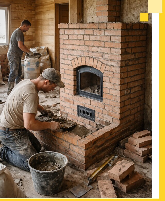 Профессиональное строительство печей в Краснотурьинске под ключ