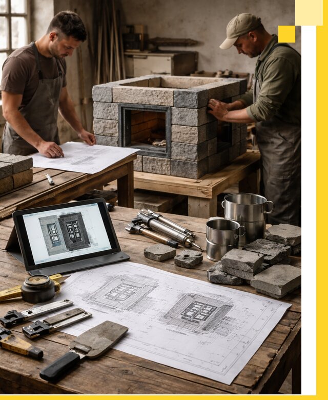 Разработка проектов печей с согласованием и монтажом в Краснотурьинске