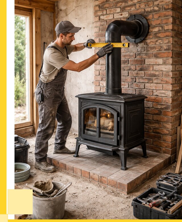 Монтаж печей установка банной печи в Краснотурьинске от 15950 р. | ЭриданКту