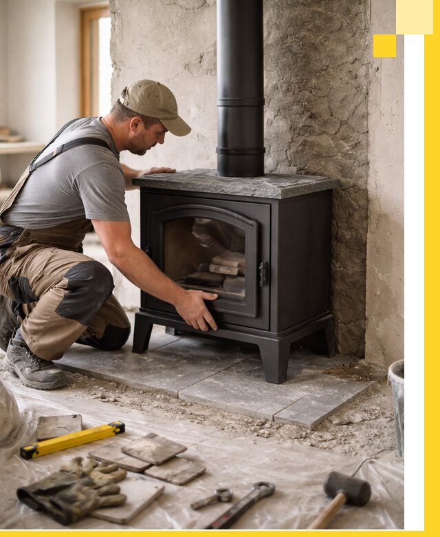 Профессиональный монтаж печей и каминов в Краснотурьинске под ключ