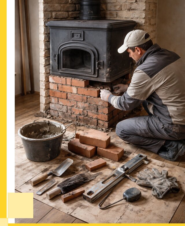 Ремонт печей в Краснотурьинске от 12760 р., услуги печника ЭриданКту