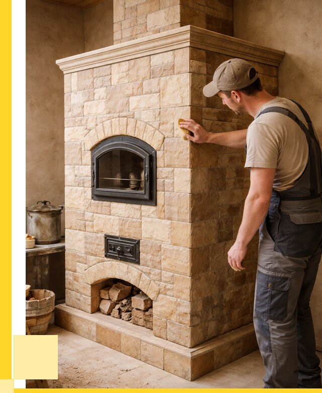 Облицовка печей в Краснотурьинске от 4785 р. под ключ | ЭриданКту