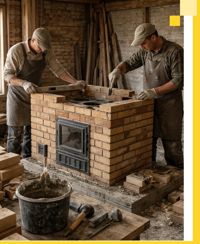 Изготовление и установка варочных печей под ключ в Краснотурьинске