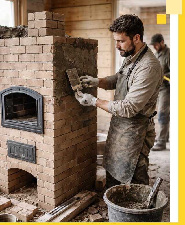 Изготовление и установка печей-шведок под ключ в Краснотурьинске