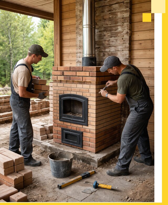 Производство и установка дачных печей под ключ в Краснотурьинске
