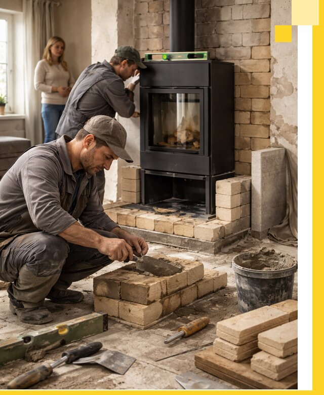 Печи и камины под ключ: проект, установка в Краснотурьинске