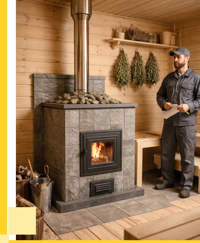 Печи для бани под ключ в Краснотурьинске от 127596 р. | ЭриданКту