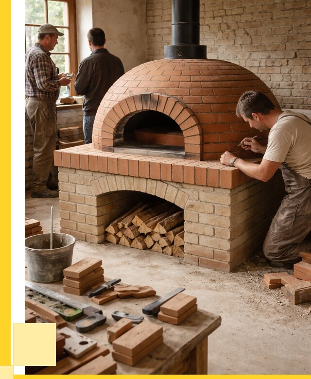 Помпейская печь дровяная для пиццы в Краснотурьинске | ЭриданКту от 212660 р.