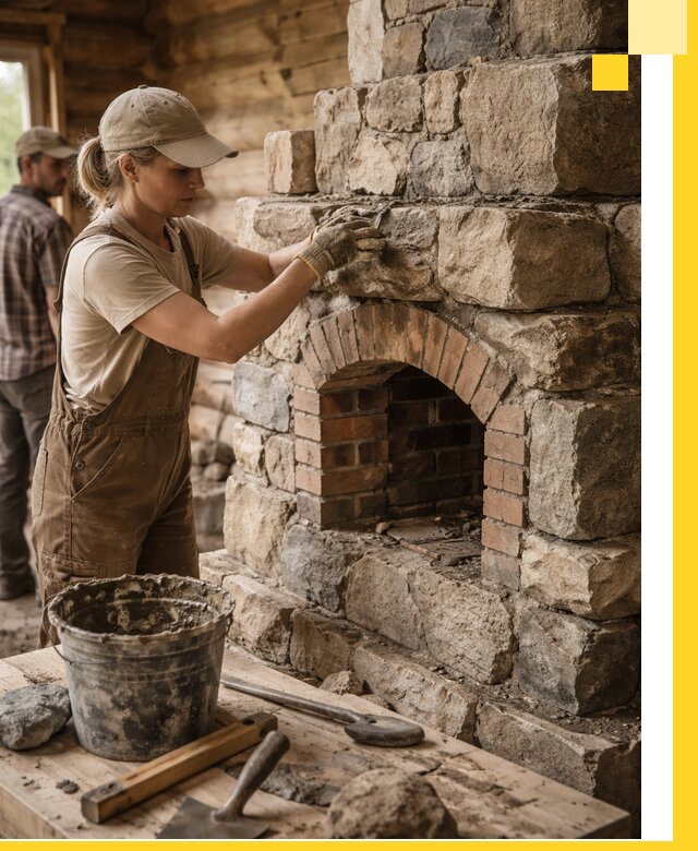 Каменные печи на заказ и монтаж в Краснотурьинске, долговечные решения