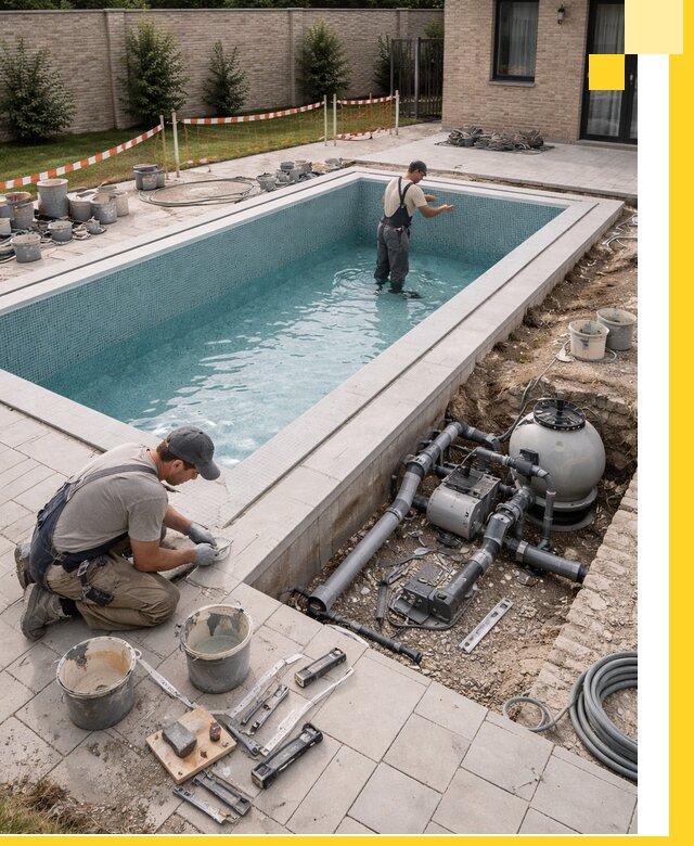 Строительство бассейнов под ключ в Краснотурьинске: проекты и монтаж