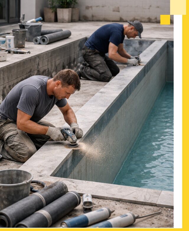 Профессиональный ремонт бассейнов под ключ в Краснотурьинске