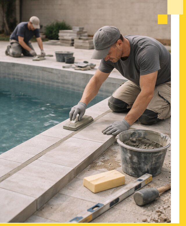 Отделка бассейнов в Краснотурьинске: декоративная отделка и гидроизоляция