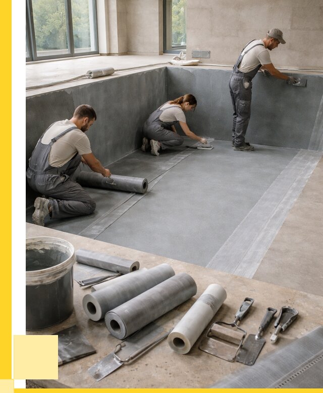 Гидроизоляция бассейнов в Краснотурьинске от 2127 р., ЭриданКту