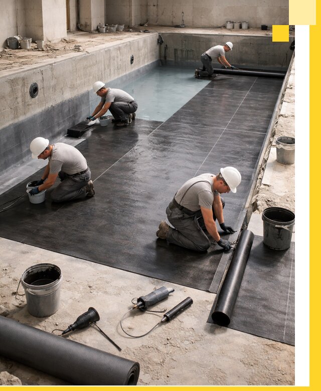 Профессиональная гидроизоляция бассейнов и чаш в Краснотурьинске под ключ