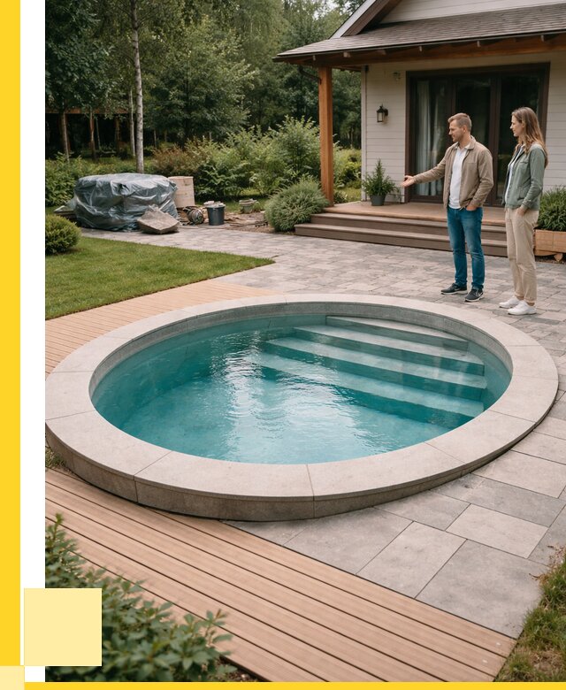 Бассейн на даче под ключ в Краснотурьинске от 212660 р., ЭриданКту