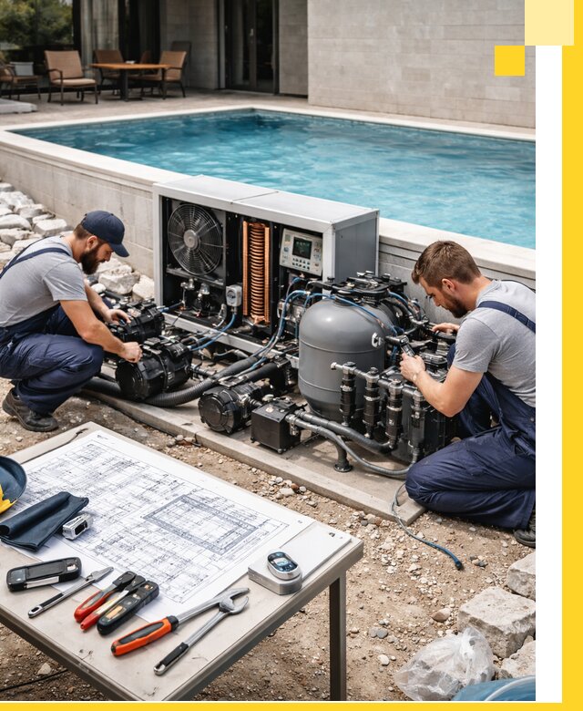 Проектирование и монтаж бассейнов с подогревом в Краснотурьинске