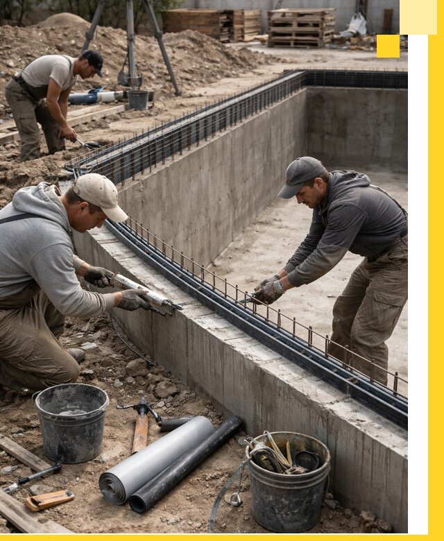 Качественный монтаж чаши бассейна в Краснотурьинске под ключ с гарантией