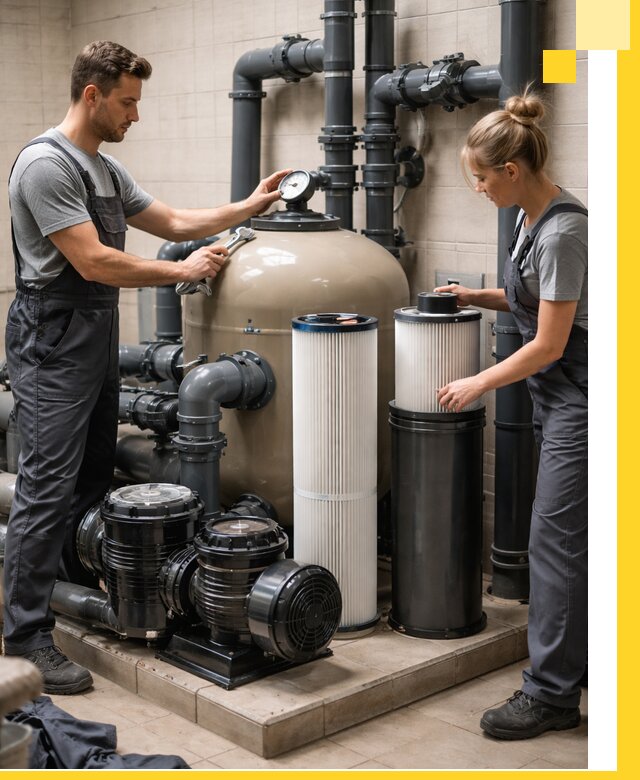 Фильтры и системы фильтрации для бассейнов в Краснотурьинске