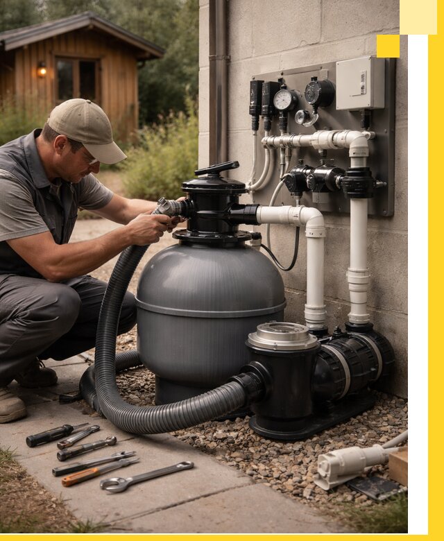 Продажа и монтаж фильтров и насосов для бассейнов в Краснотурьинске