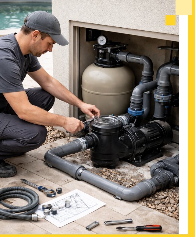 Поставка, монтаж и сервис насосов для бассейнов в Краснотурьинске