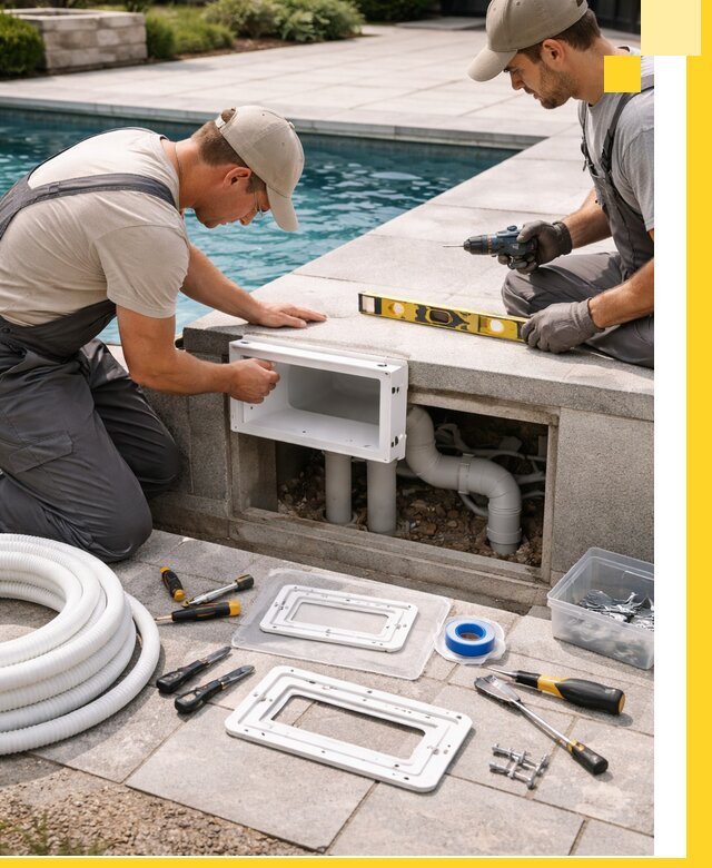 Поставка и установка скиммеров для бассейнов в Краснотурьинске