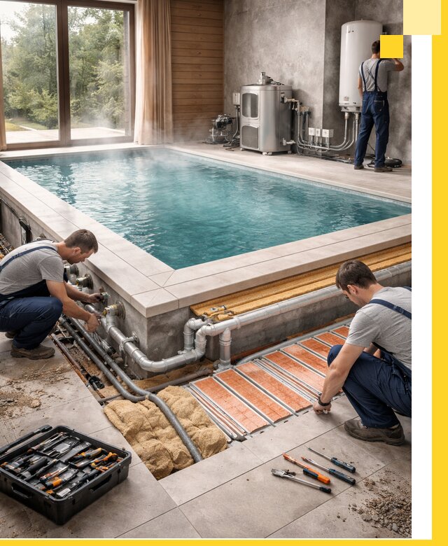 Проектирование и строительство тёплых бассейнов в Краснотурьинске