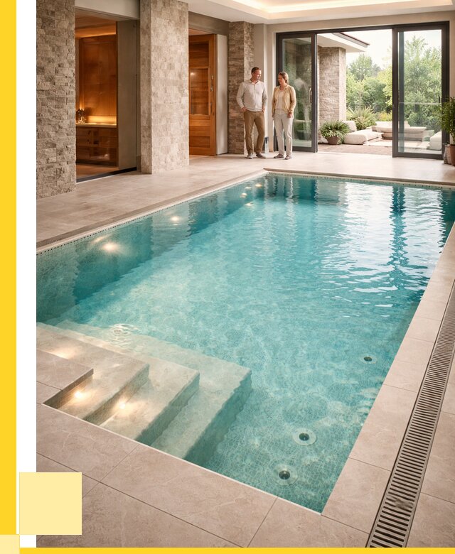 Бассейн во дворе в Краснотурьинске: проект, отделка от 1275960 р. | ЭриданКту