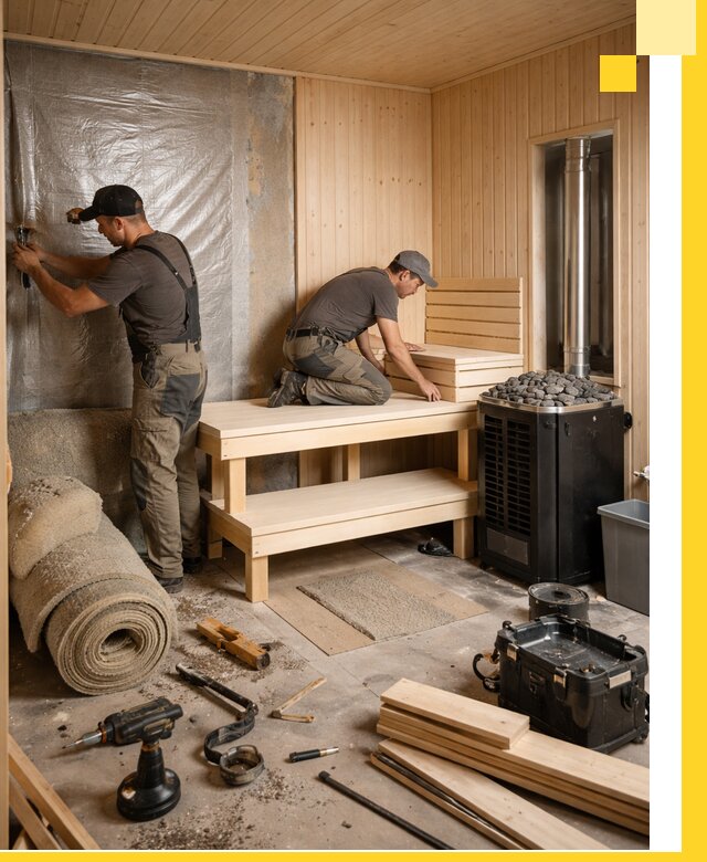 Проекты саун под ключ в Краснотурьинске дизайн и строительство