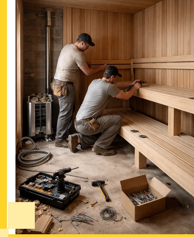 Монтаж саун под ключ в Краснотурьинске от 127596 р. | ЭриданКту