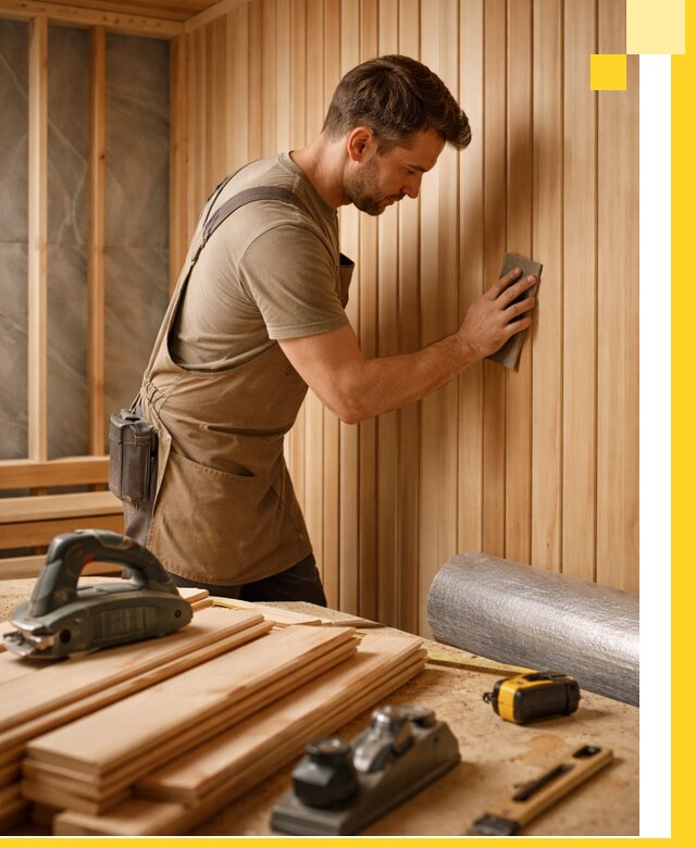 Профессиональная отделка саун и парных под ключ в Краснотурьинске