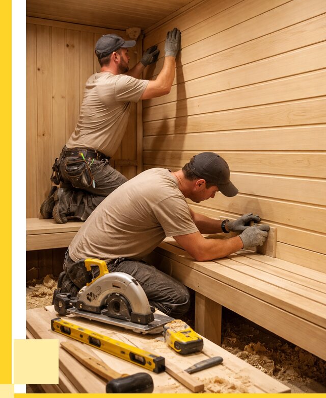 Обшивка саун вагонкой в Краснотурьинске от 2658 р. | ЭриданКту