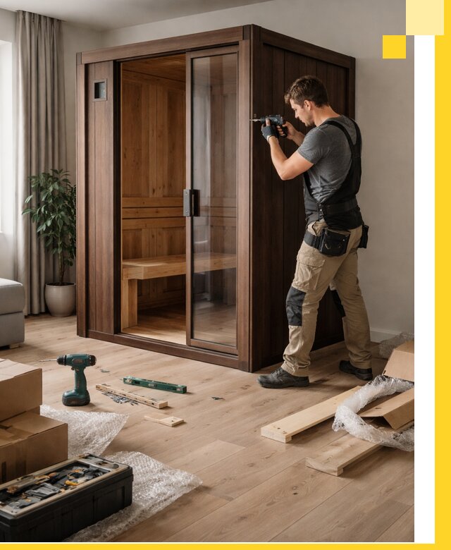 Установка и производство мини саун под ключ в Краснотурьинске