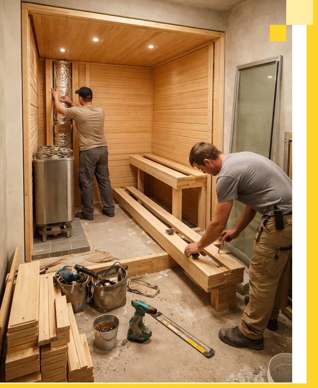 Проектирование и установка домашних саун под ключ в Краснотурьинске