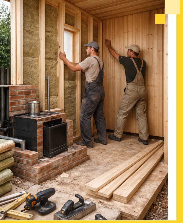 Строительство и установка дачных саун под ключ в Краснотурьинске