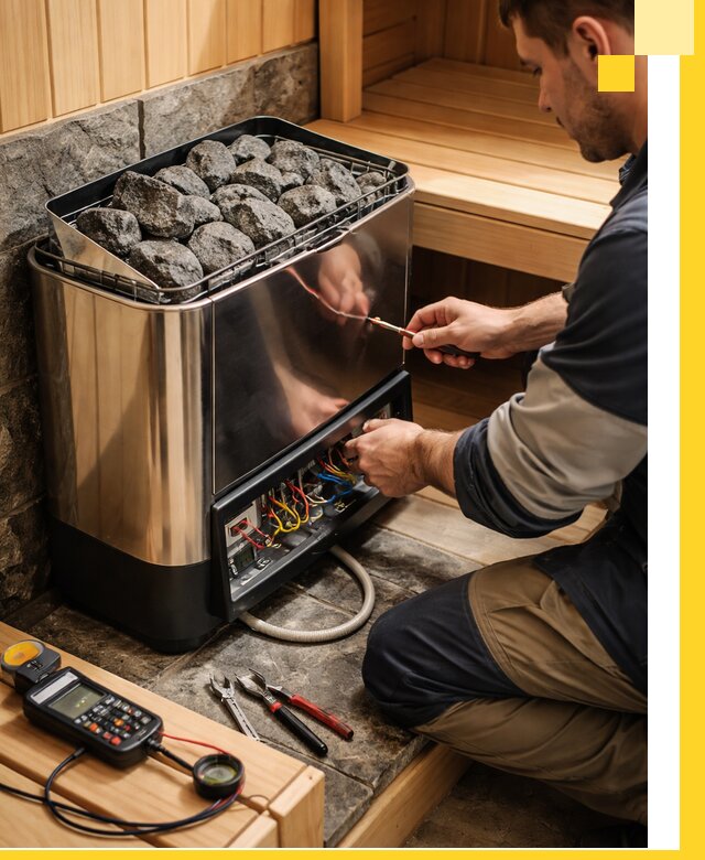 Продажа и установка электрокаменок для саун в Краснотурьинске