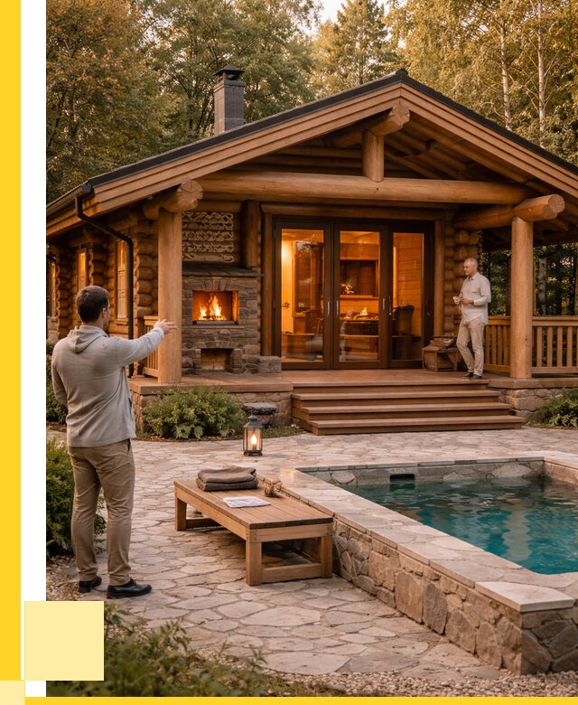 Проекты бань и хамам в Краснотурьинске от 26583 р. | ЭриданКту