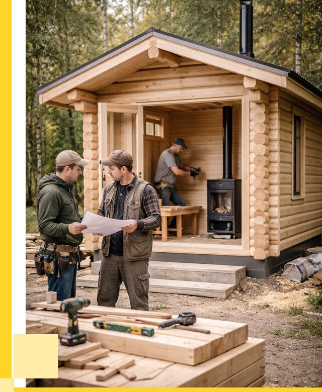 Монтаж бань под ключ в Краснотурьинске — от 212660 р. | ЭриданКту