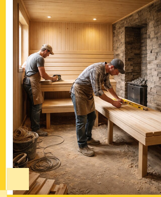 Отделка бани в Краснотурьинске: внутренняя отделка от 3190 р. | ЭриданКту