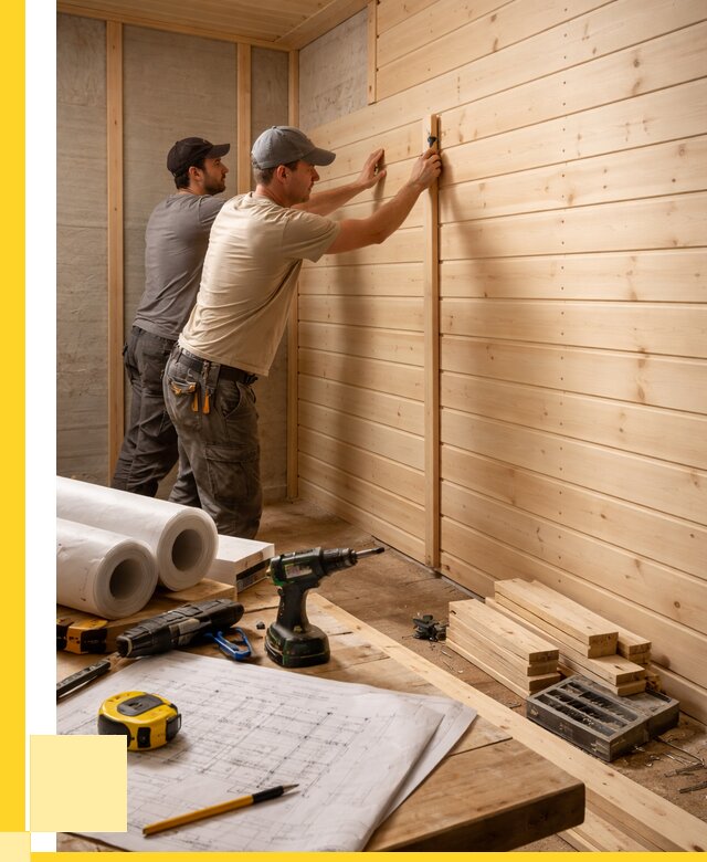 Обшивка бани вагонкой в Краснотурьинске от 1276 р., ЭриданКту