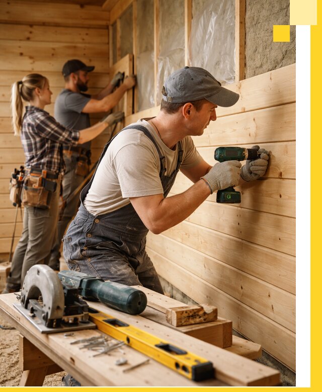 Обшивка бань под ключ в Краснотурьинске: отделка стен и потолков