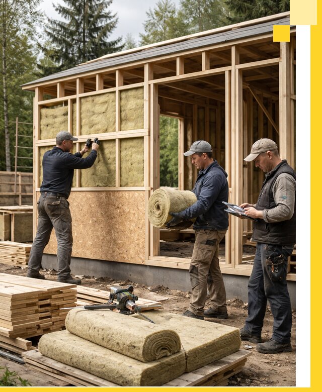 Проектирование и строительство каркасных бань в Краснотурьинске под ключ