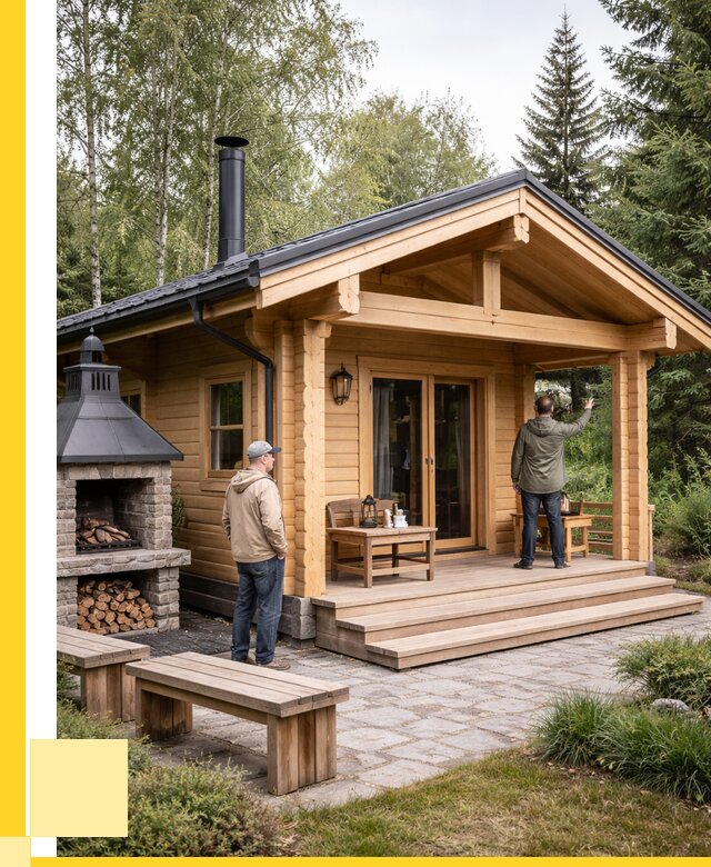 Деревянные бани под ключ в Краснотурьинске от 478485 р. | ЭриданКту