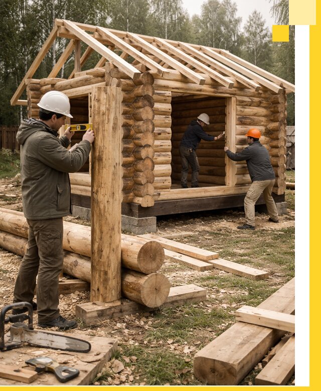 Строительство бань для дачи под ключ в Краснотурьинске с доставкой и монтажом