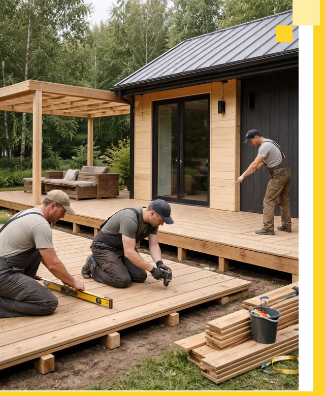 Строительство бань с террасой и бассейном под ключ в Краснотурьинске