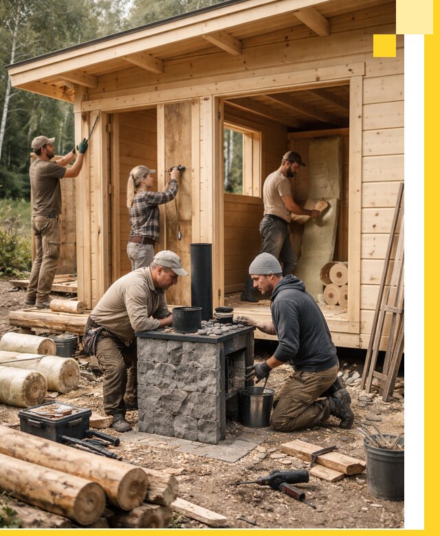 Купить баню под ключ в Краснотурьинске строительство монтаж отделка