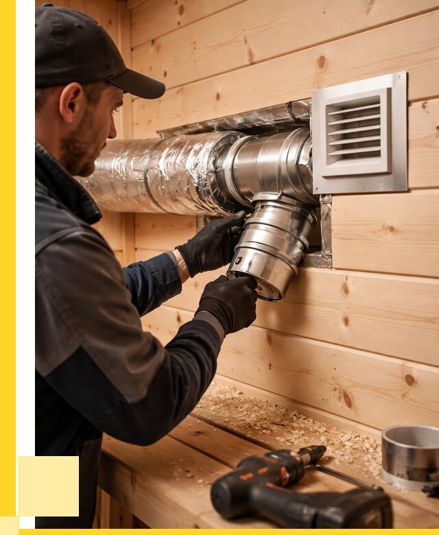 Монтаж вентиляции бани в Краснотурьинске от 12760 р. | ЭриданКту